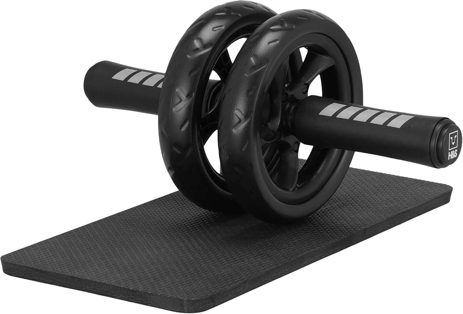 H&S Ab Roller for Strength Training Equipment - Abs Sit Up Exercise Wheel